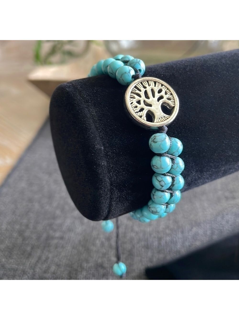 TREE Of Life Turquoise Adjustable Bracelet